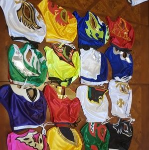 Wrestling lucha libre mask kids lot of 2 mask New
